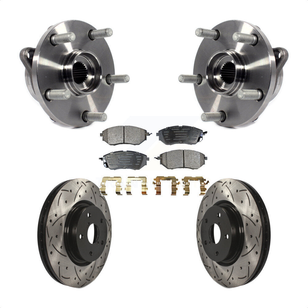 Transit Auto KBB-102937 Wheel Bearing and Hub Assembly for 2006-2021 Subaru Legacy, Subaru Outback, Subaru WRX & more - Front product image