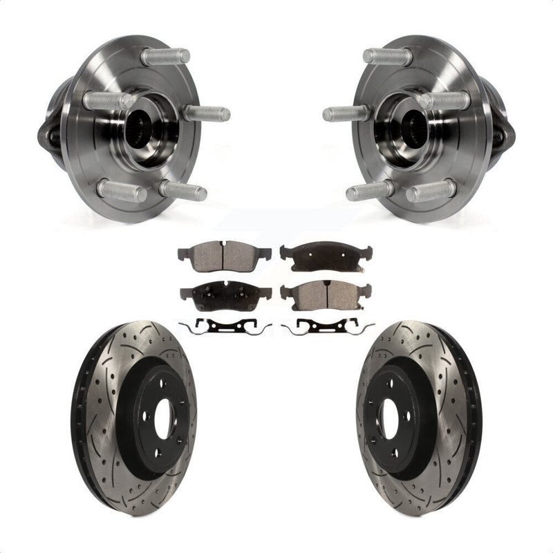 Transit Auto KBB-102950 Wheel Bearing and Hub Assembly for 2011-2024 Jeep Grand Cherokee WK, Dodge Durango, Jeep Grand Cherokee - Front product image
