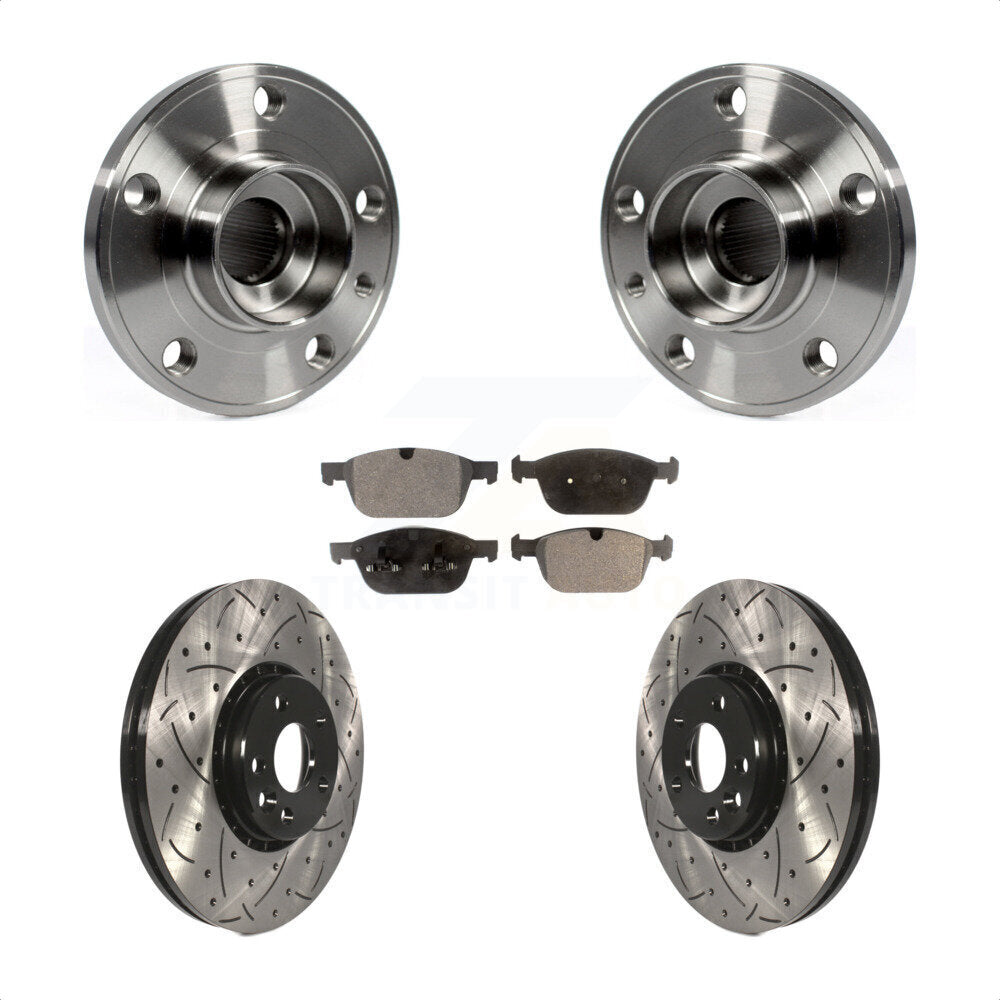 Transit Auto KBB-102954 Wheel Bearing and Hub Assembly for 2010-2015 Volvo XC60 - Front product image