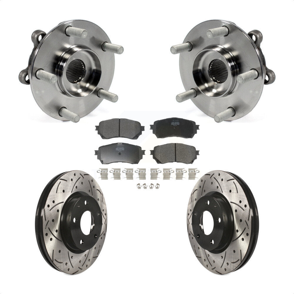 Transit Auto KBB-102966 Wheel Bearing and Hub Assembly for 2014-2018 Mazda 6 - Front product image