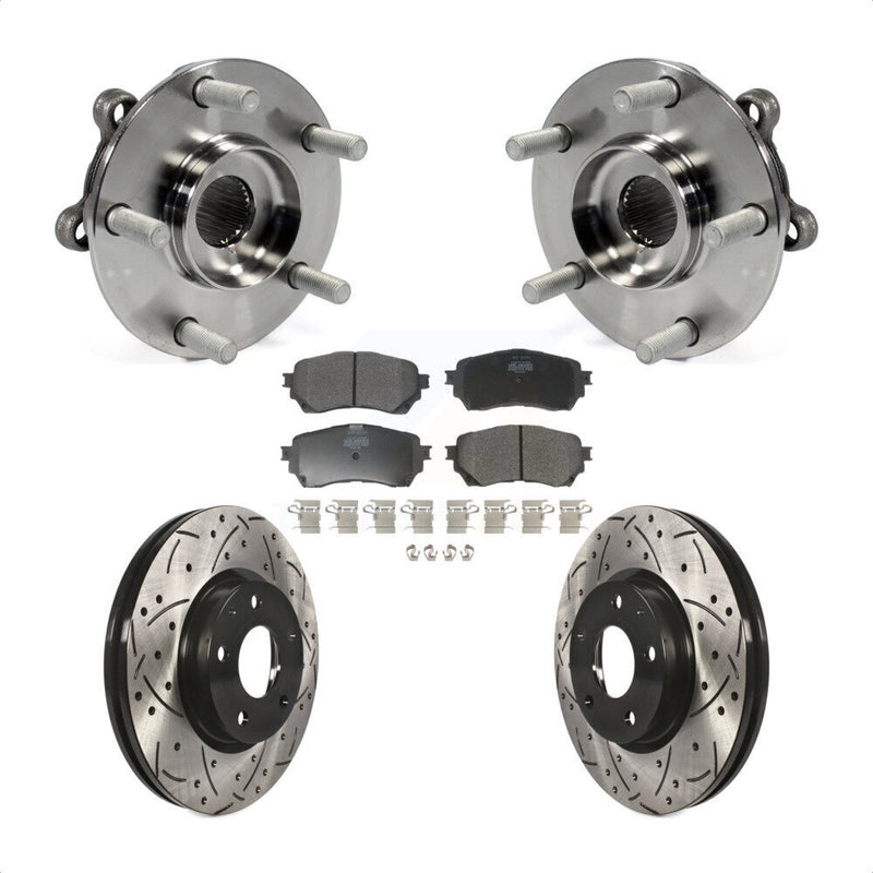 Transit Auto KBB-102966 Wheel Bearing and Hub Assembly for 2014-2018 Mazda 6 - Front product image