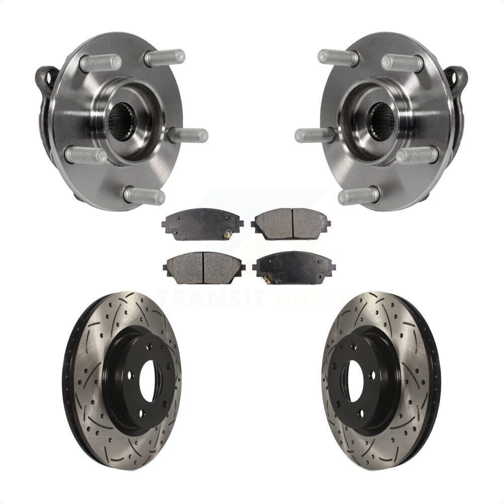 Transit Auto KBB-102973 Wheel Bearing and Hub Assembly for 2014-2021 Mazda CX-3, Mazda 3, Mazda 3 Sport - Front product image
