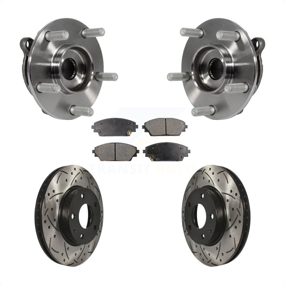 Transit Auto KBB-102975 Wheel Bearing and Hub Assembly for 2014-2021 Mazda CX-3, Mazda 3, Mazda 3 Sport - Front product image