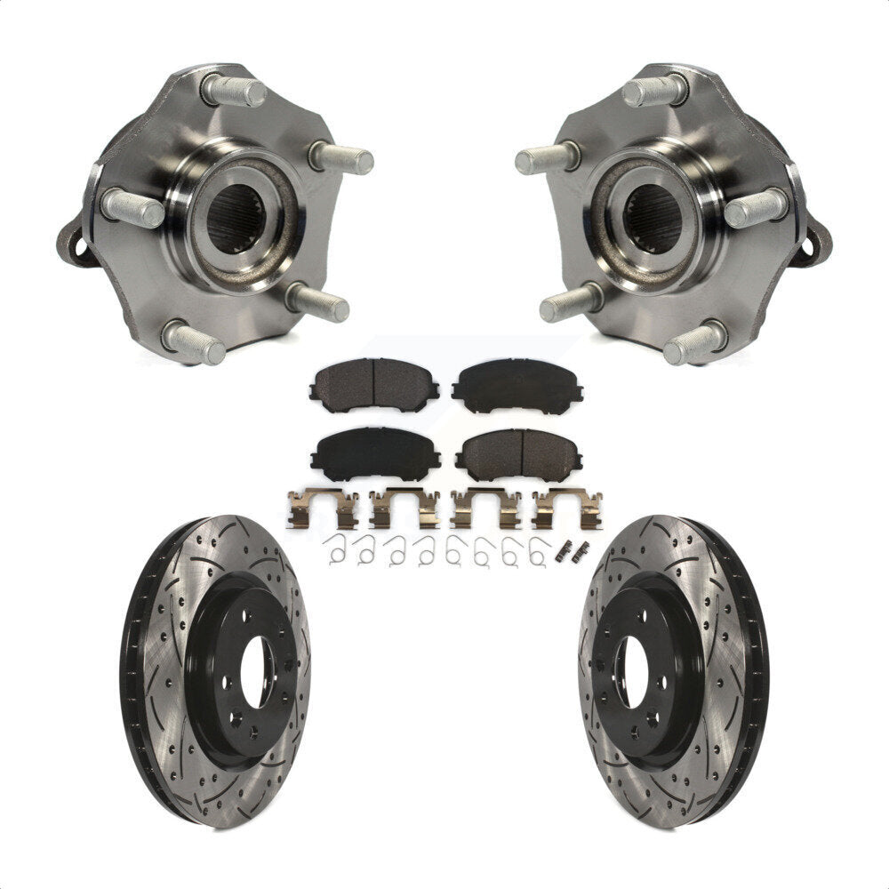 Transit Auto KBB-102977 Wheel Bearing and Hub Assembly for 2014-2022 Nissan Rogue, Nissan Qashqai, Nissan Rogue Sport - Front product image