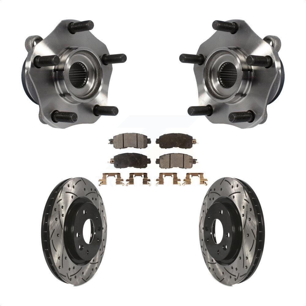 Transit Auto KBB-102982 Wheel Bearing and Hub Assembly for 2014-2017 Nissan LEAF - Front product image