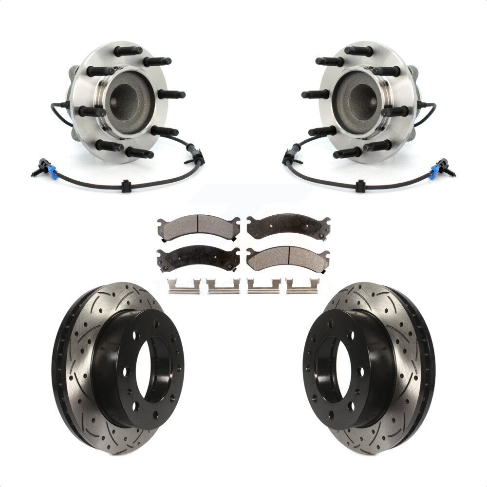 Transit Auto KBB-102990 Wheel Bearing and Hub Assembly for 1999-2017 GMC Savana 2500, Chevrolet Express 2500, Chevrolet Express 3500 & more - Front product image
