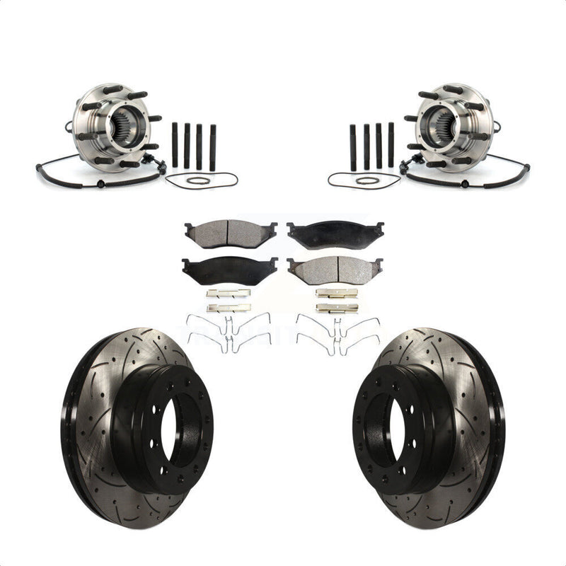 Transit Auto KBB-102997 Wheel Bearing and Hub Assembly for 2010 Ford F-550 Super Duty - Front product image