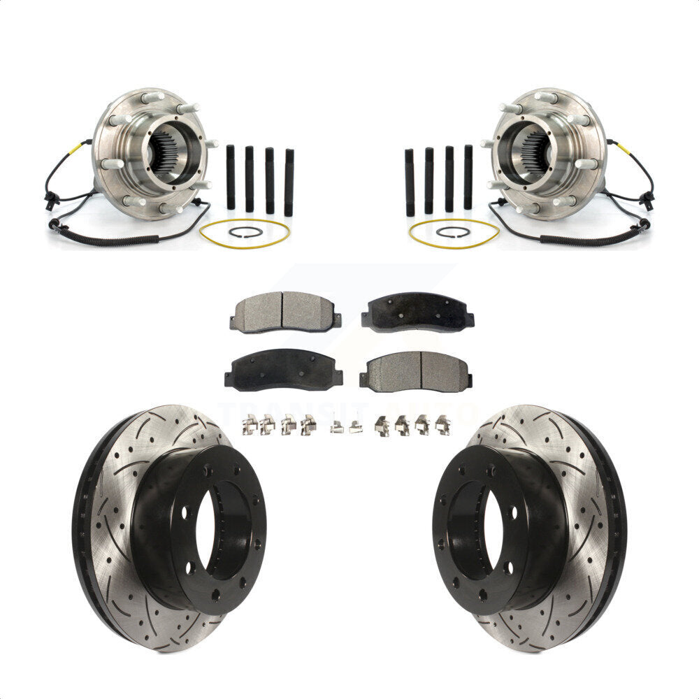 Transit Auto KBB-102998 Wheel Bearing and Hub Assembly for 2005-2009 Ford F-250 Super Duty - Front product image