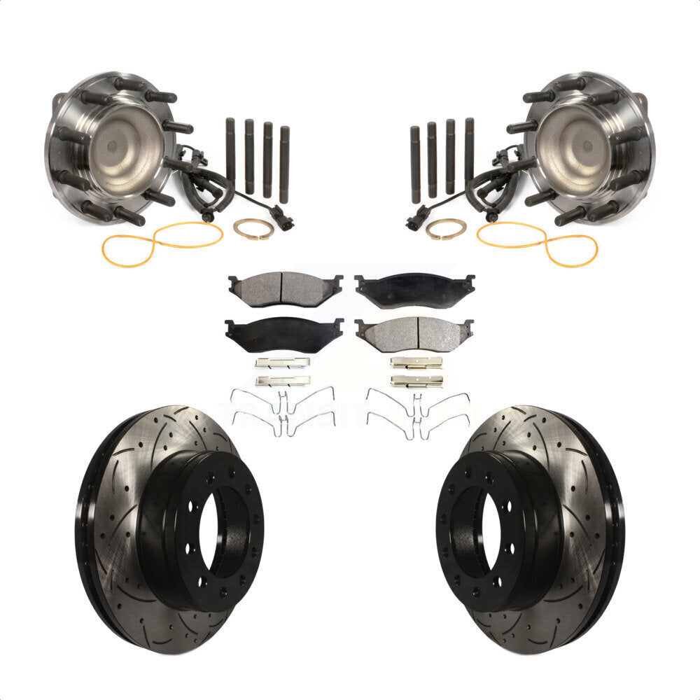Transit Auto KBB-103027 Wheel Bearing and Hub Assembly for 2011-2016 Ford F-450 Super Duty, Ford F-550 Super Duty - Front product image