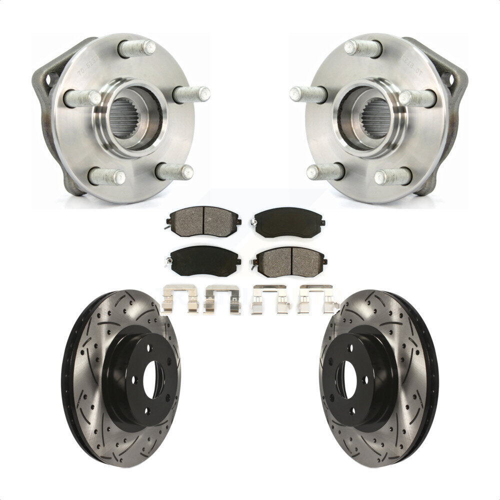 Transit Auto KBB-103060 Wheel Bearing and Hub Assembly for 2011-2013 Subaru Impreza - Front product image