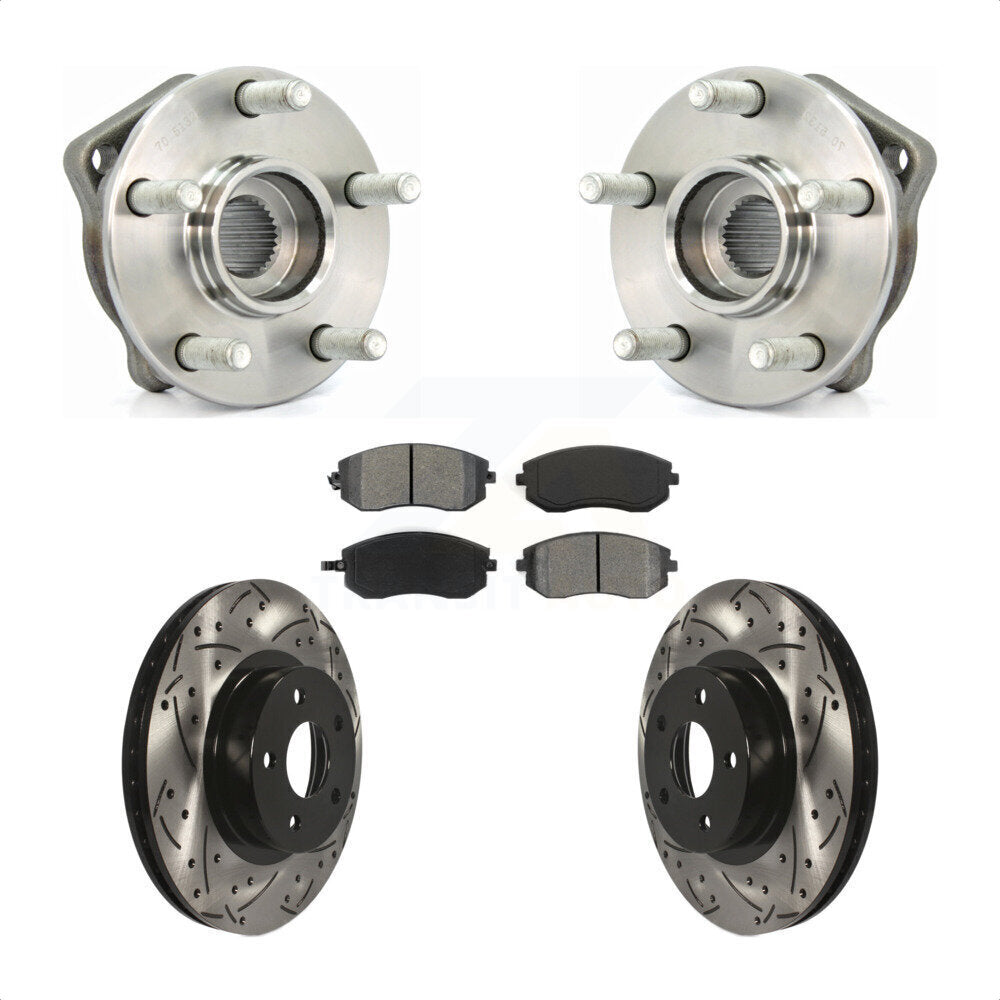 Transit Auto KBB-103061 Wheel Bearing and Hub Assembly for 2005-2010 Subaru Impreza, Subaru Legacy - Front product image