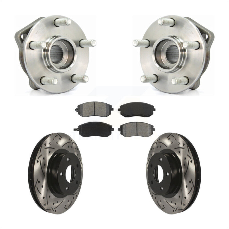 Transit Auto KBB-103061 Wheel Bearing and Hub Assembly for 2005-2010 Subaru Impreza, Subaru Legacy - Front product image