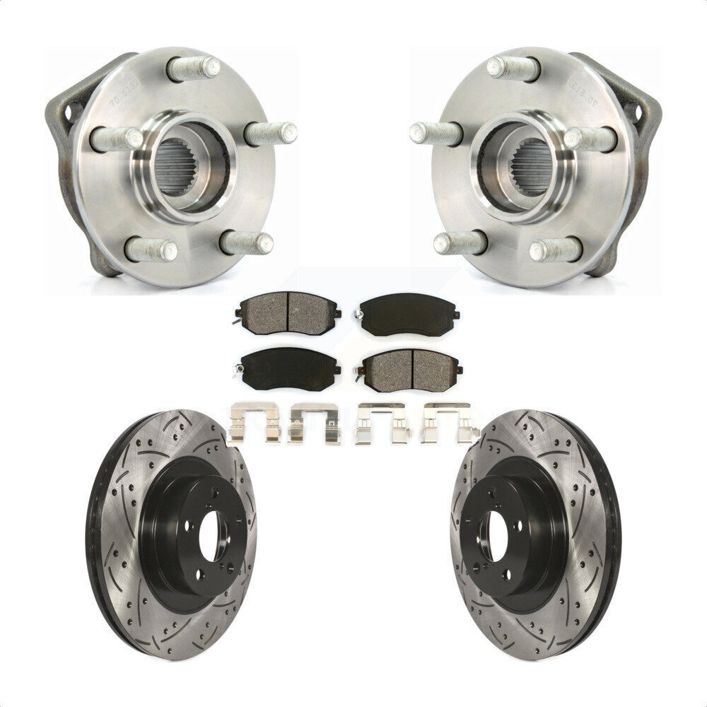 Transit Auto KBB-103064 Wheel Bearing and Hub Assembly for 2011-2014 Subaru Impreza, Subaru Legacy, Subaru Outback & more - Front product image