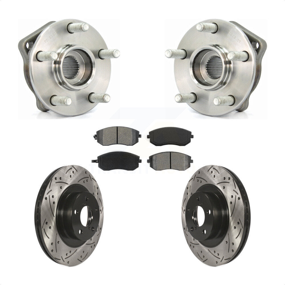 Transit Auto KBB-103065 Wheel Bearing and Hub Assembly for 2005-2013 Subaru WRX, Subaru Legacy, Subaru Impreza & more - Front product image