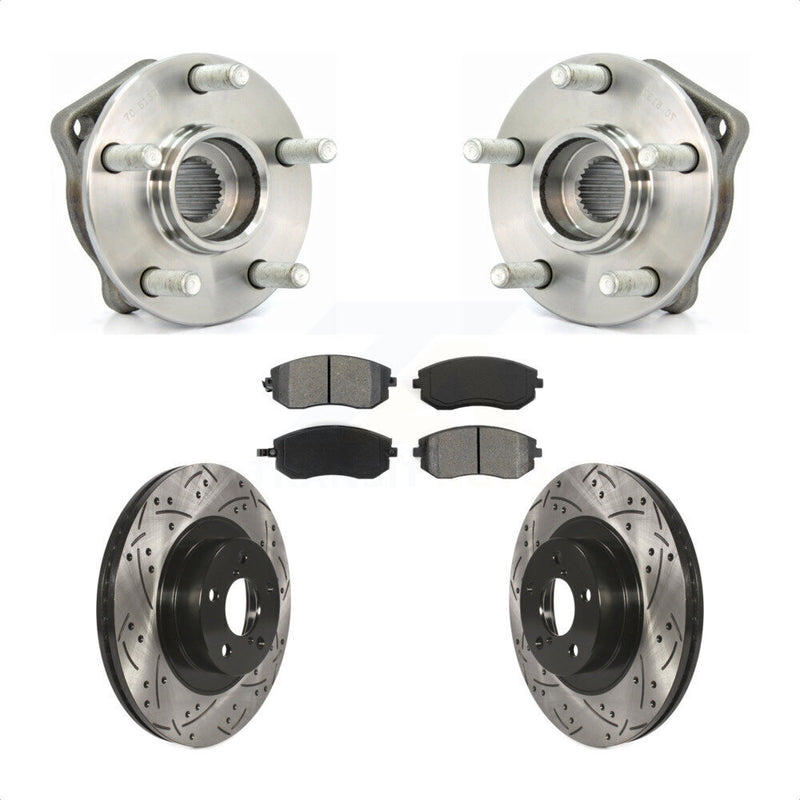 Transit Auto KBB-103065 Wheel Bearing and Hub Assembly for 2005-2013 Subaru WRX, Subaru Legacy, Subaru Impreza & more - Front product image