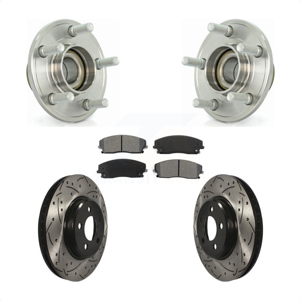 Transit Auto KBB-103069 Wheel Bearing and Hub Assembly for 2005-2014 Chrysler 300, Dodge Charger, Dodge Challenger & more - Front product image