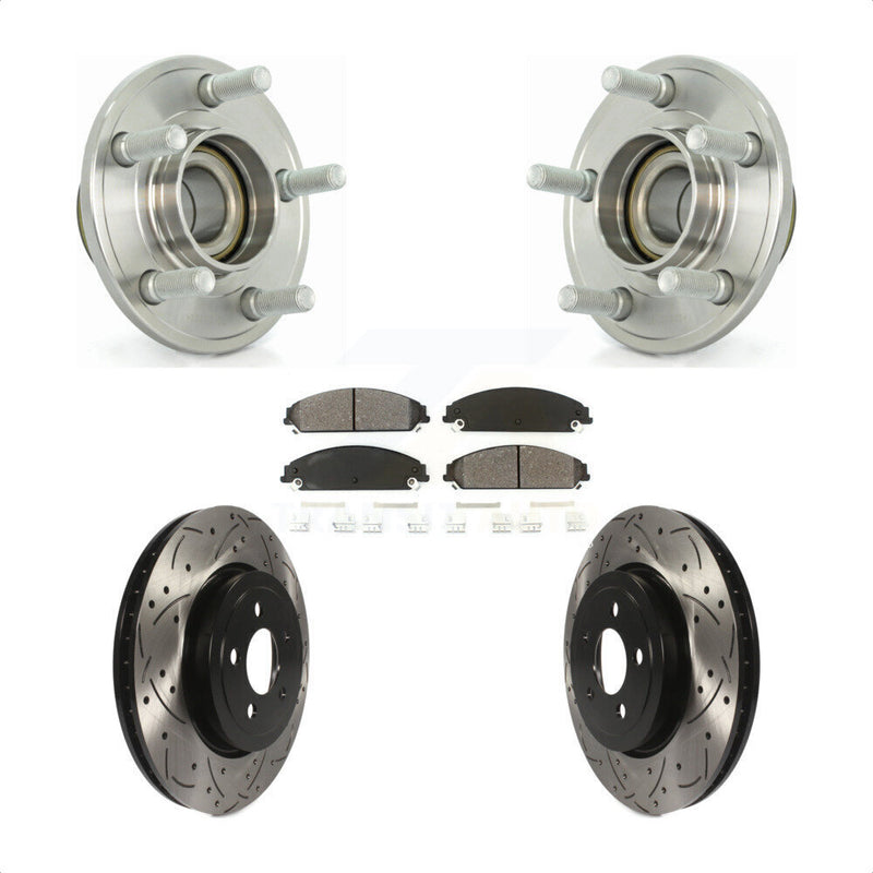 Transit Auto KBB-103070 Wheel Bearing and Hub Assembly for 2005-2014 Chrysler 300, Dodge Challenger, Dodge Charger & more - Front product image
