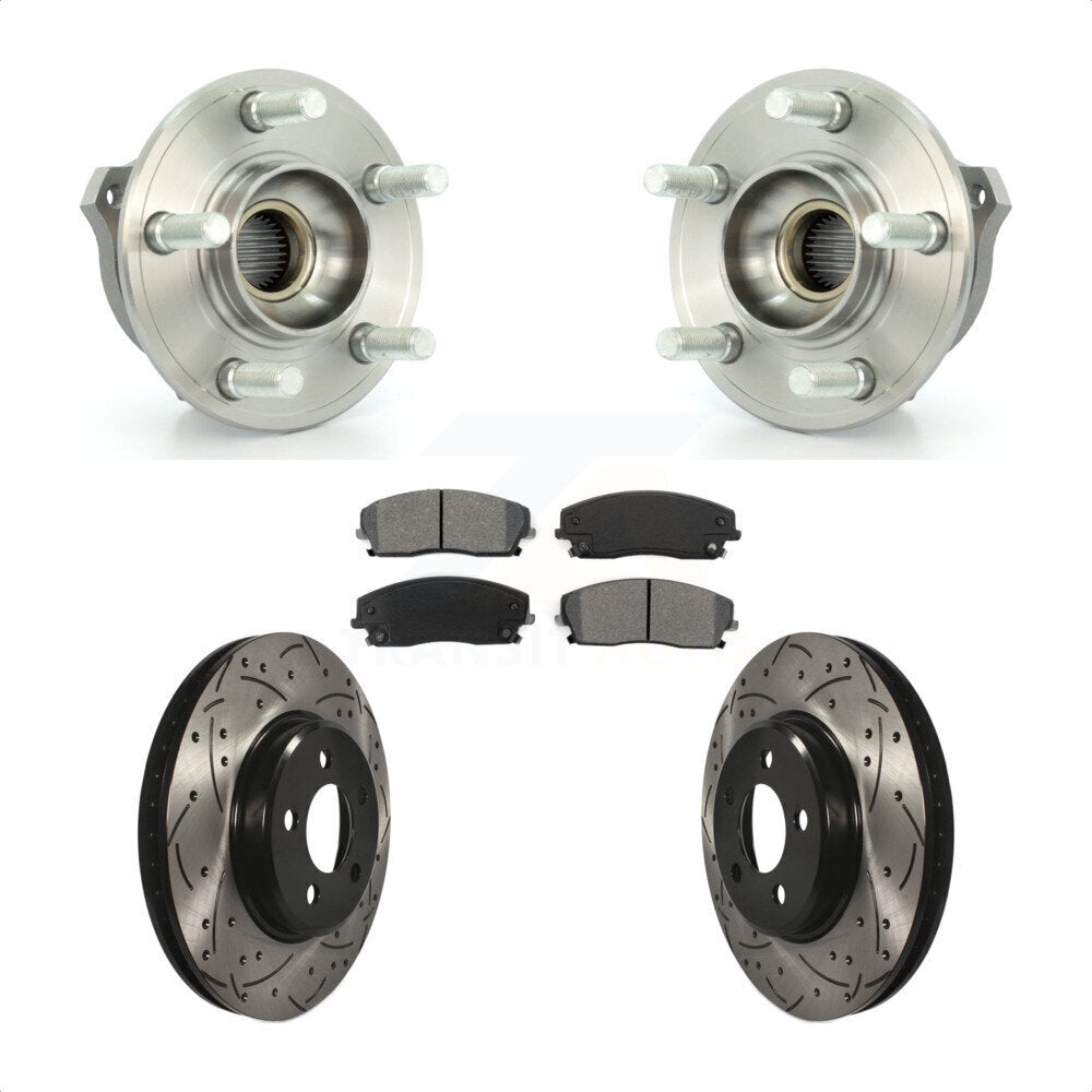 Transit Auto KBB-103071 Wheel Bearing and Hub Assembly for 2007-2023 Chrysler 300, Dodge Charger, Dodge Magnum - Front product image