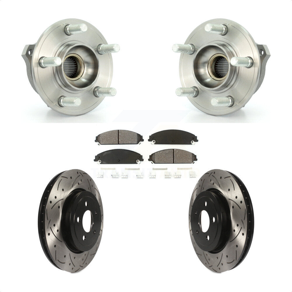 Transit Auto KBB-103072 Wheel Bearing and Hub Assembly for 2005-2023 Dodge Charger, Chrysler 300, Dodge Challenger & more - Front product image