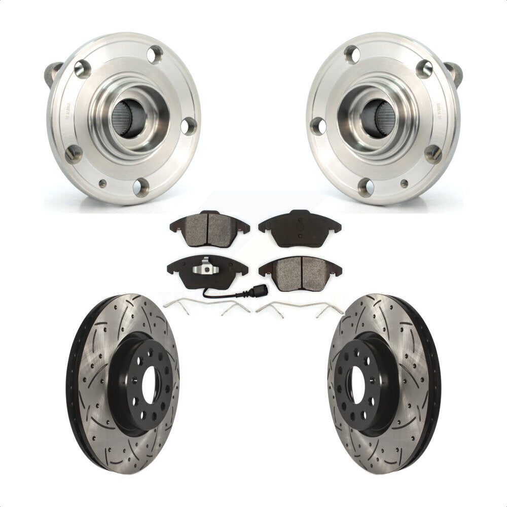 Transit Auto KBB-103075 Wheel Bearing and Hub Assembly for 2005-2019 Volkswagen Beetle, Volkswagen CC, Volkswagen Jetta & more - Front product image