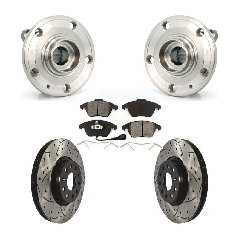 Transit Auto KBB-103075 Wheel Bearing and Hub Assembly for 2005-2019 Volkswagen Beetle, Volkswagen CC, Volkswagen Jetta & more - Front product image