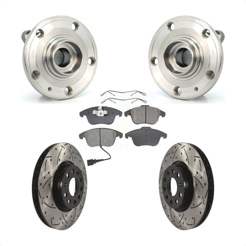 Transit Auto KBB-103076 Wheel Bearing and Hub Assembly for 2009-2020 Volkswagen Tiguan Limited, Audi Q3, Audi Q3 Quattro & more - Front product image