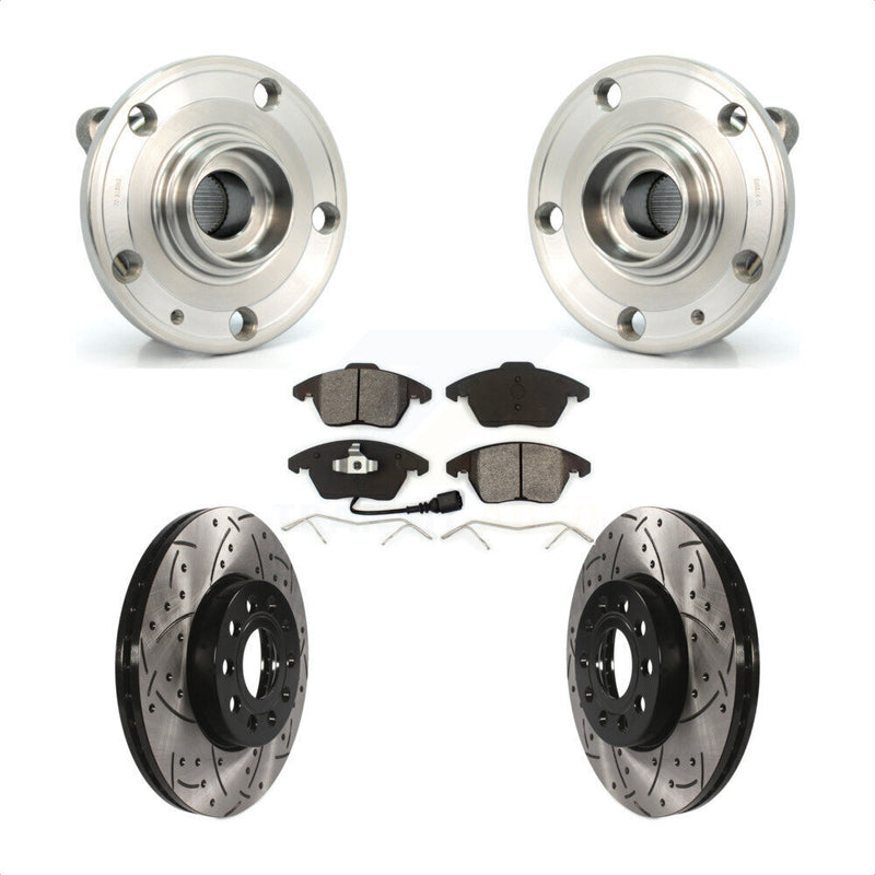 Transit Auto KBB-103077 Wheel Bearing and Hub Assembly for 2005-2019 Volkswagen Beetle, Volkswagen Jetta, Volkswagen GTI & more - Front product image