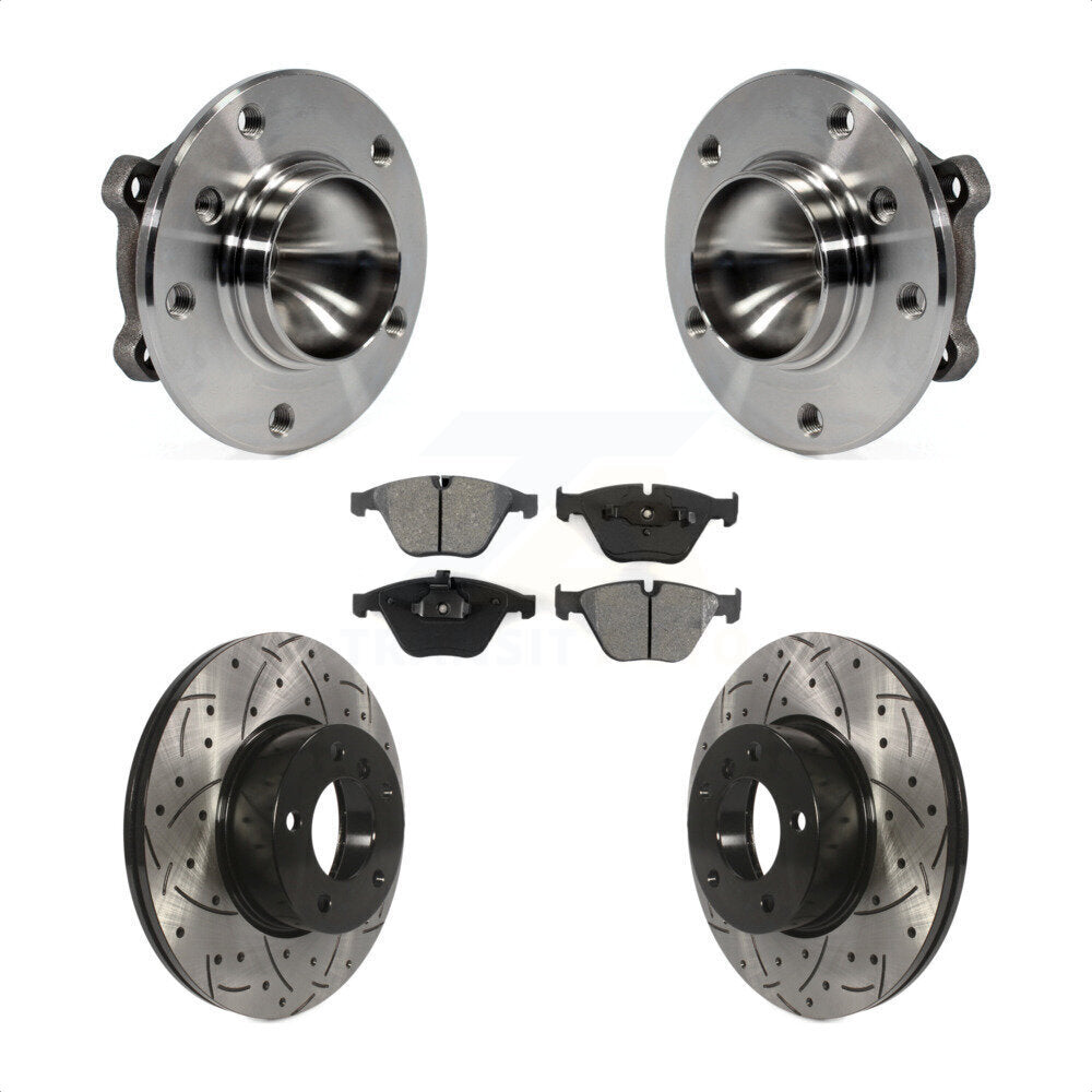 Transit Auto KBB-103080 Wheel Bearing and Hub Assembly for 2008-2015 BMW X1, BMW 328i, BMW 323i - Front product image