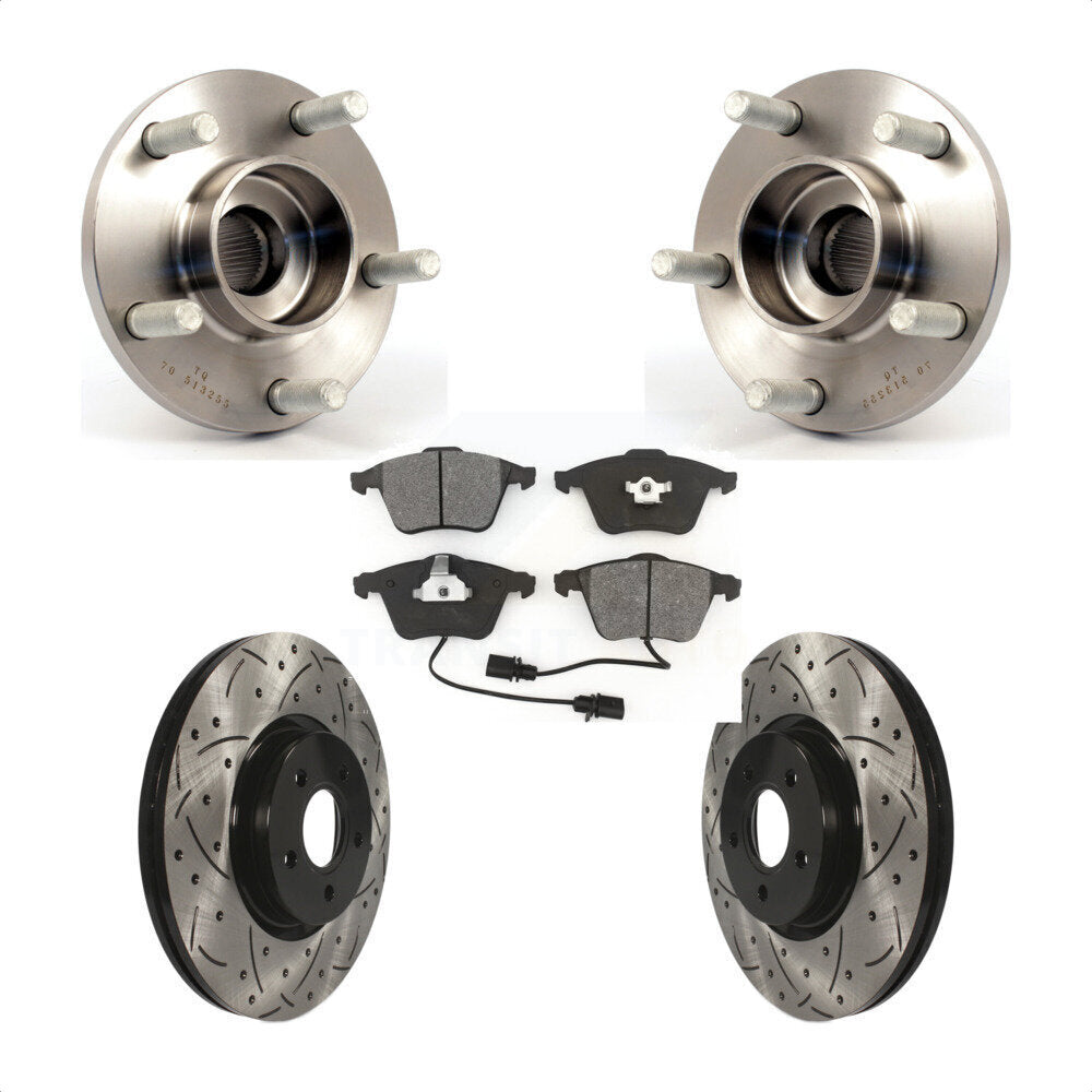 Transit Auto KBB-103081 Wheel Bearing and Hub Assembly for 2004-2013 Volvo C70, Volvo S40, Volvo V50 - Front product image