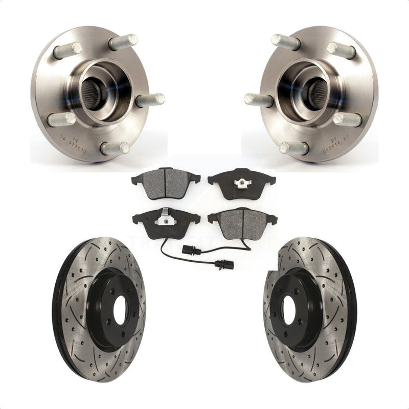 Transit Auto KBB-103081 Wheel Bearing and Hub Assembly for 2004-2013 Volvo C70, Volvo S40, Volvo V50 - Front product image