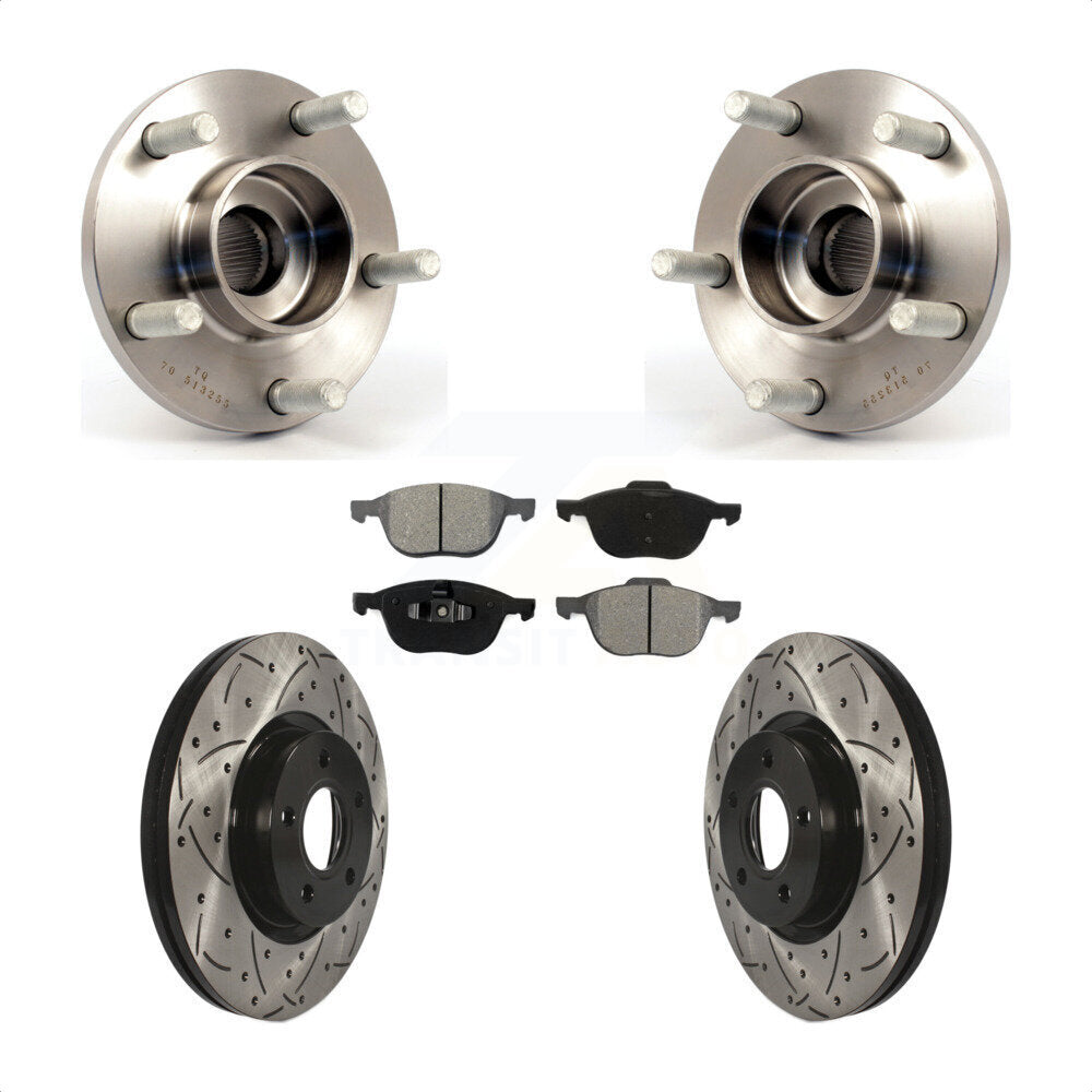 Transit Auto KBB-103082 Wheel Bearing and Hub Assembly for 2004-2013 Volvo C30, Volvo C70, Volvo S40 & more - Front product image
