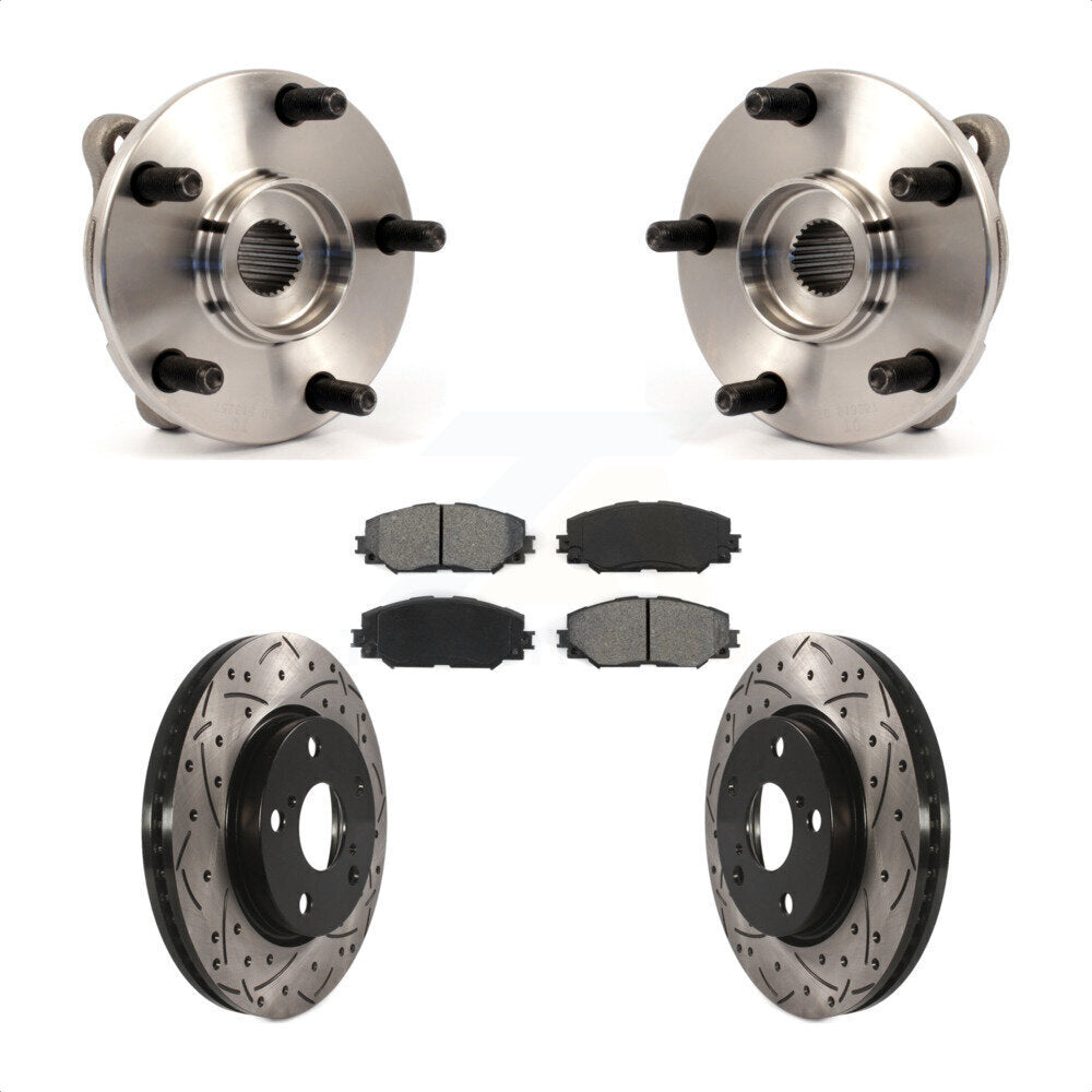Transit Auto KBB-103084 Wheel Bearing and Hub Assembly for 2006-2018 Toyota Prius V, Lexus HS250h, Toyota RAV4 & more - Front product image
