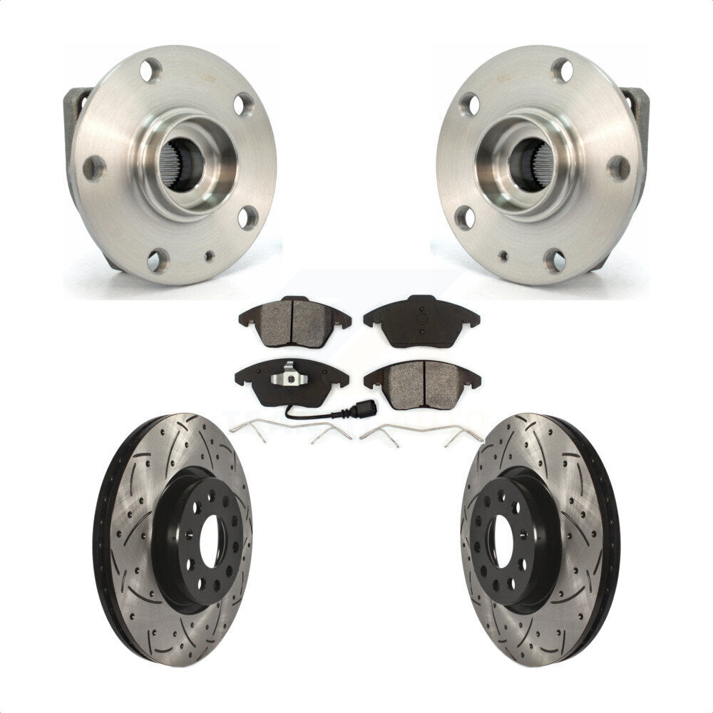 Transit Auto KBB-103087 Wheel Bearing and Hub Assembly for 2006-2009 Volkswagen GTI - Front product image