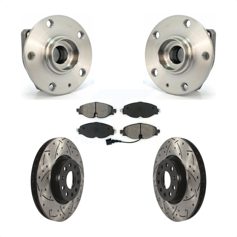 Transit Auto KBB-103088 Wheel Bearing and Hub Assembly for 2017-2019 Volkswagen Golf Alltrack - Front product image