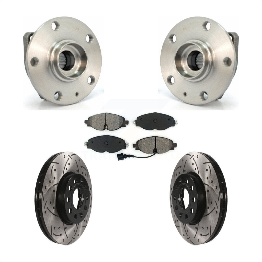 Transit Auto KBB-103090 Wheel Bearing and Hub Assembly for 2015-2020 Volkswagen Golf, Volkswagen e-Golf, Volkswagen Golf SportWagen - Front product image