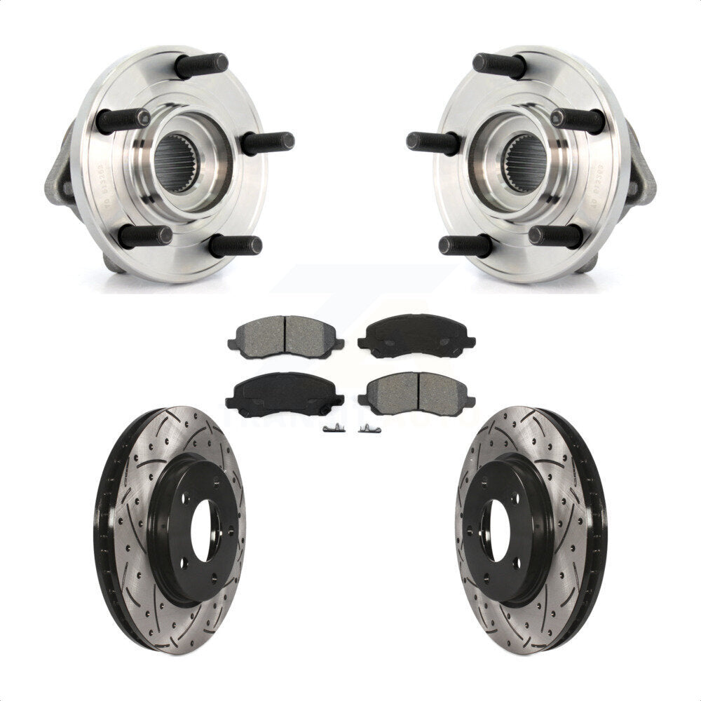 Transit Auto KBB-103091 Wheel Bearing and Hub Assembly for 2009 Dodge Caliber - Front product image