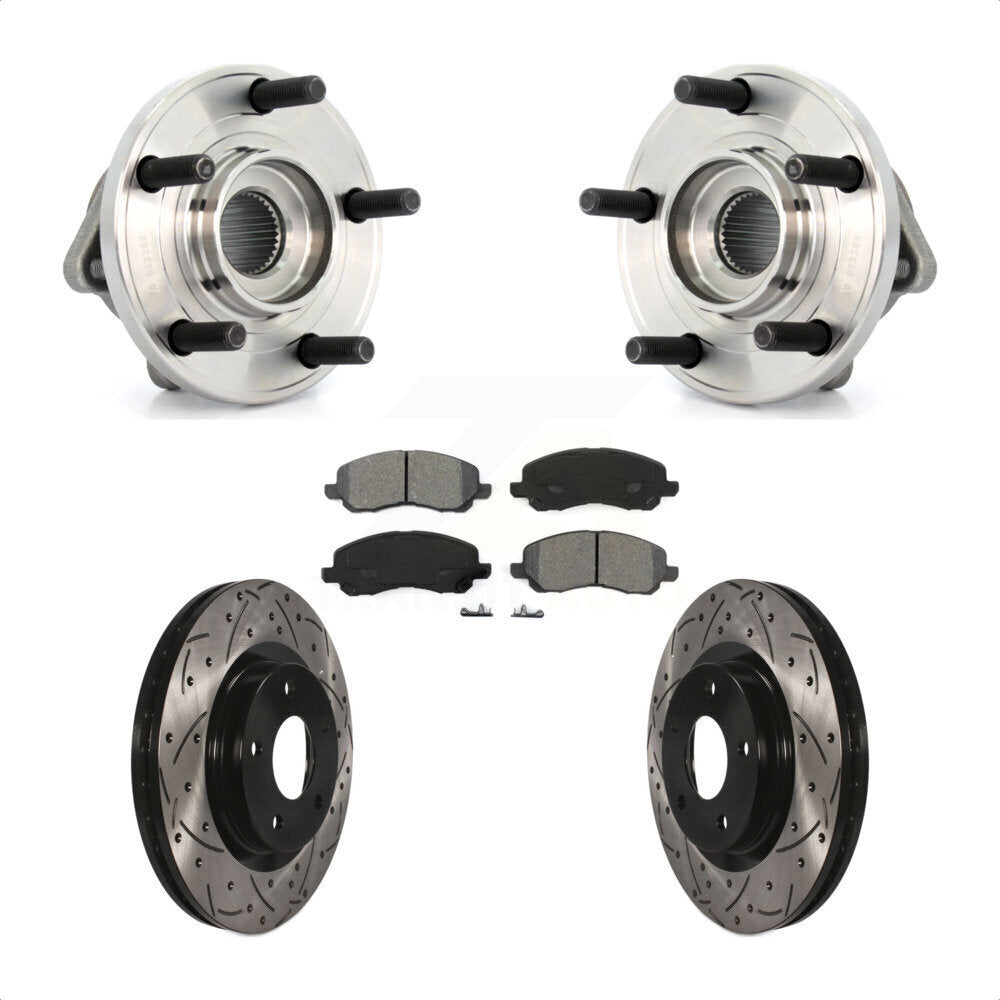 Transit Auto KBB-103092 Wheel Bearing and Hub Assembly for 2007-2014 Chrysler 200, Dodge Avenger, Dodge Caliber & more - Front product image