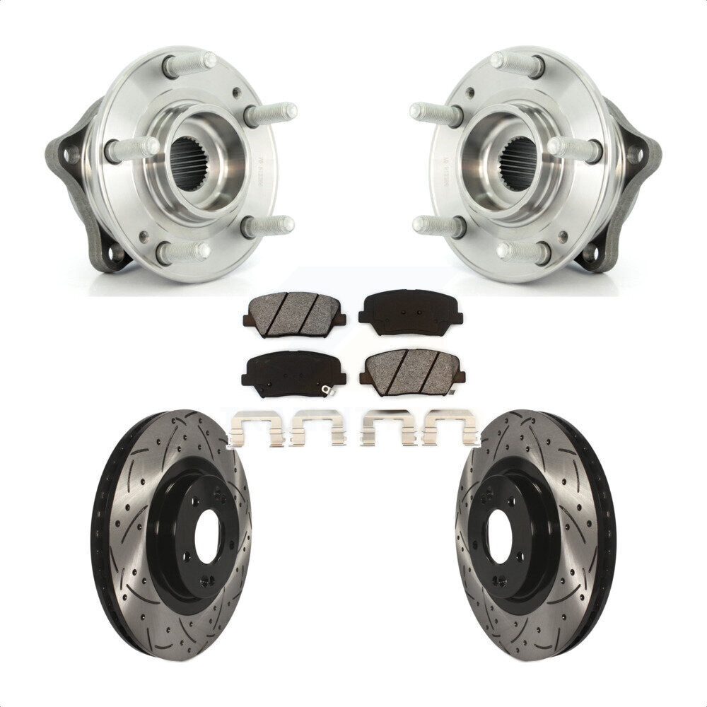 Transit Auto KBB-103095 Wheel Bearing and Hub Assembly for 2013-2015 Kia Sorento, Hyundai Santa Fe Sport - Front product image