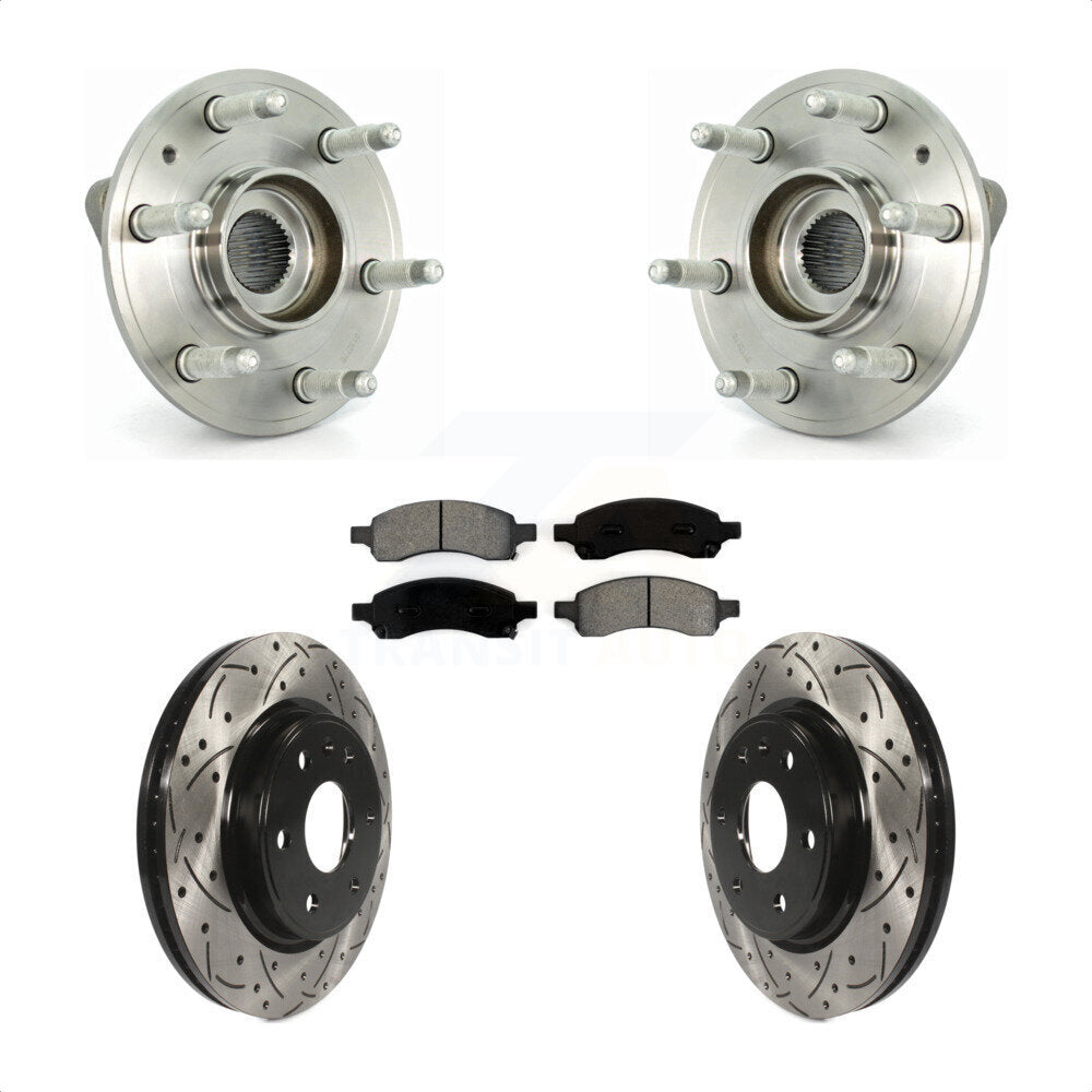 Transit Auto KBB-103108 Wheel Bearing and Hub Assembly for 2007-2017 GMC Acadia Limited, Chevrolet Traverse, Buick Enclave & more - Front product image