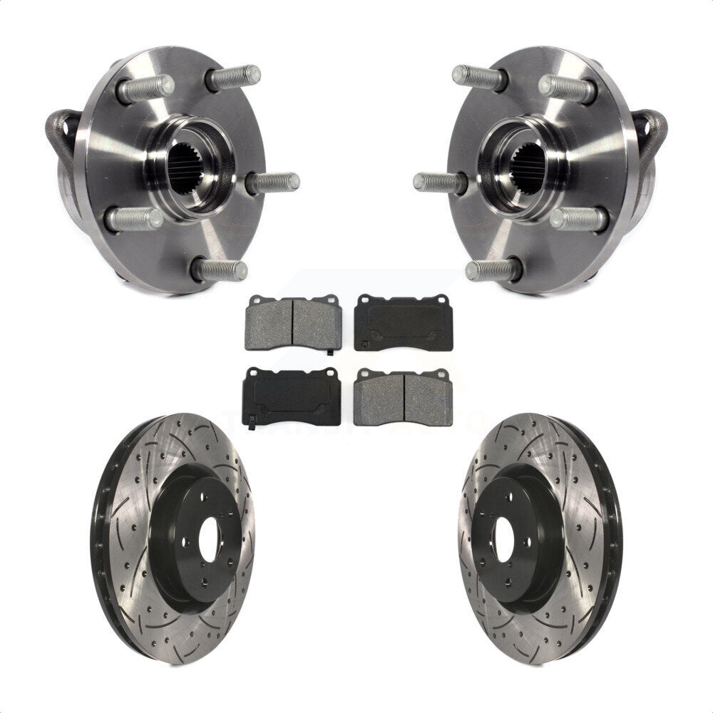 Transit Auto KBB-103127 Wheel Bearing and Hub Assembly for 2005-2017 Subaru Impreza, Subaru WRX STI - Front product image