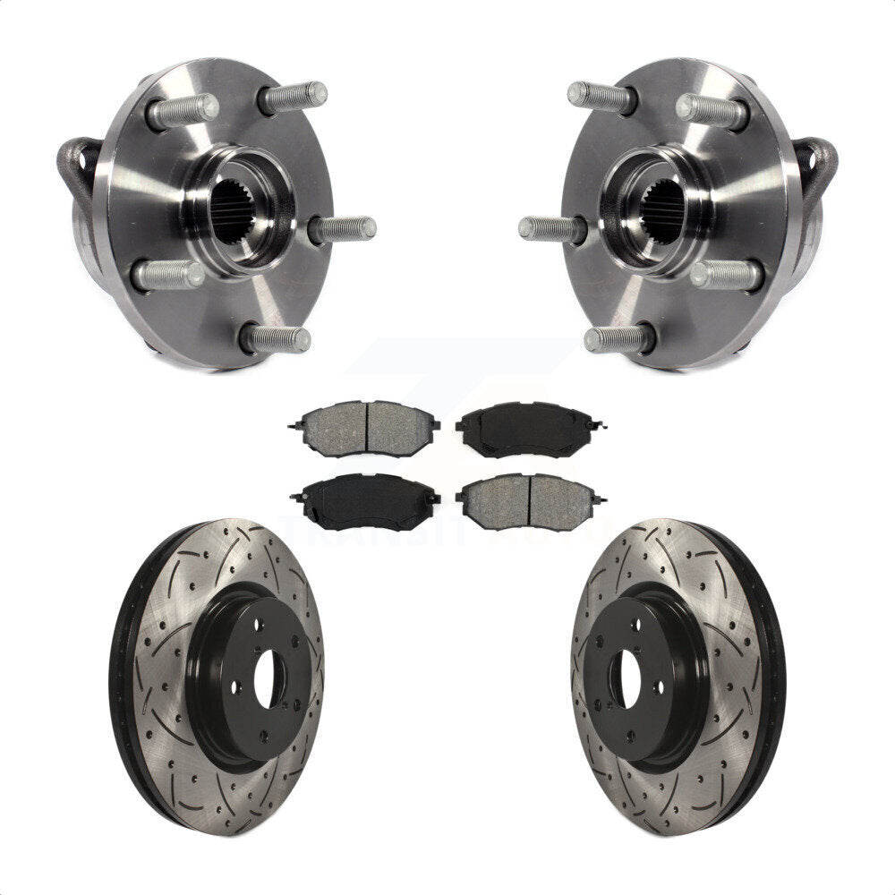 Transit Auto KBB-103128 Wheel Bearing and Hub Assembly for 2006-2021 Subaru Legacy, Subaru Outback, Subaru WRX & more - Front product image