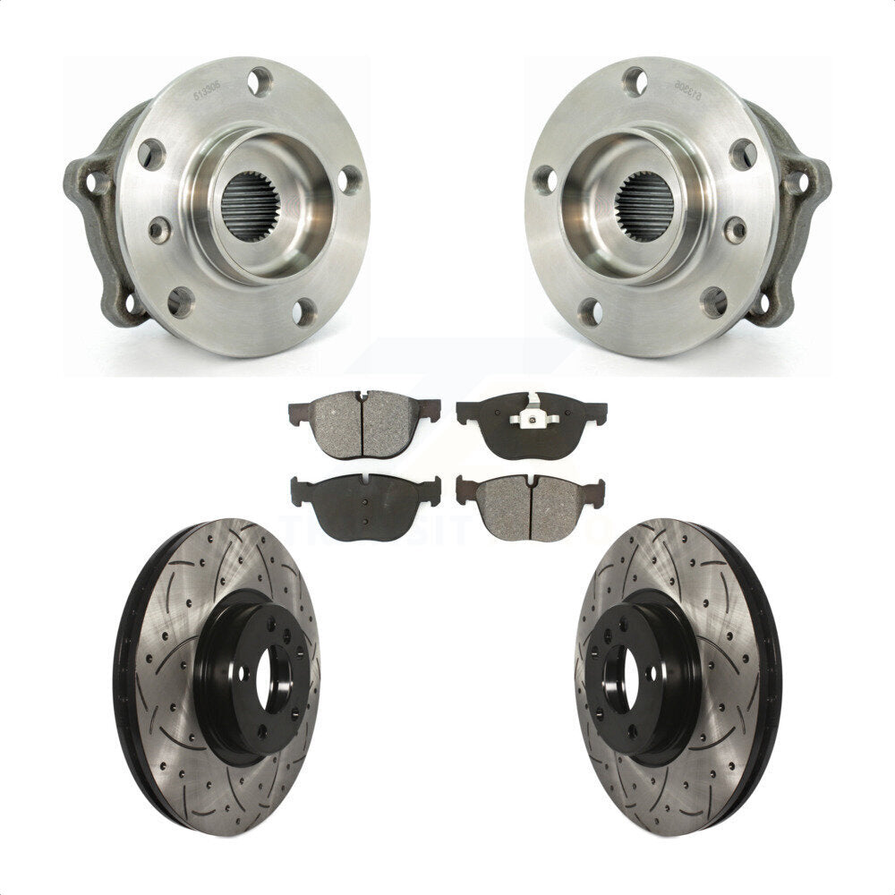Transit Auto KBB-103132 Wheel Bearing and Hub Assembly for 2007-2018 BMW X5, BMW X6 - Front product image