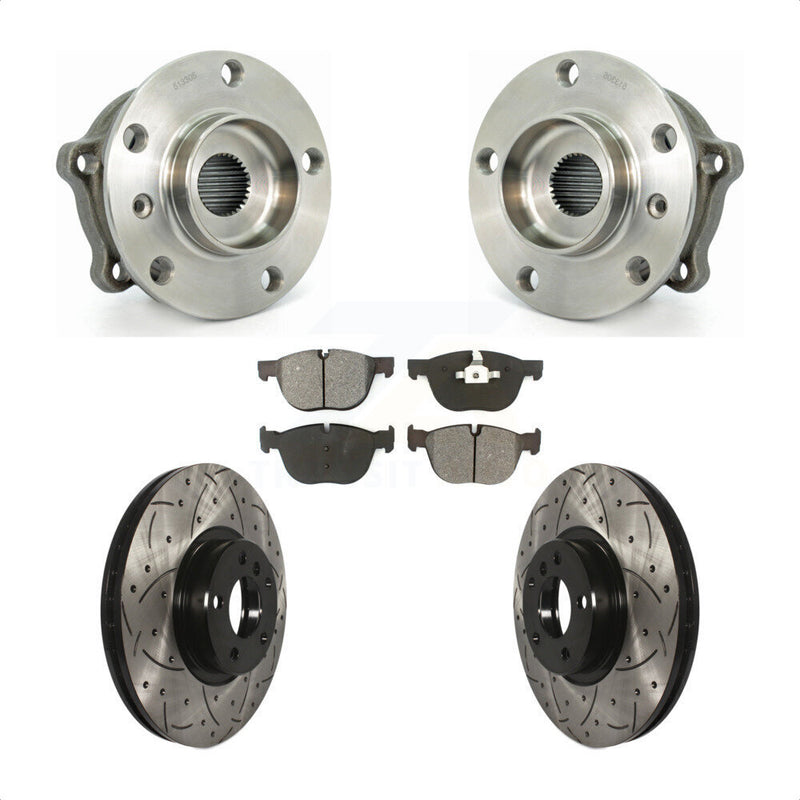 Transit Auto KBB-103132 Wheel Bearing and Hub Assembly for 2007-2018 BMW X5, BMW X6 - Front product image