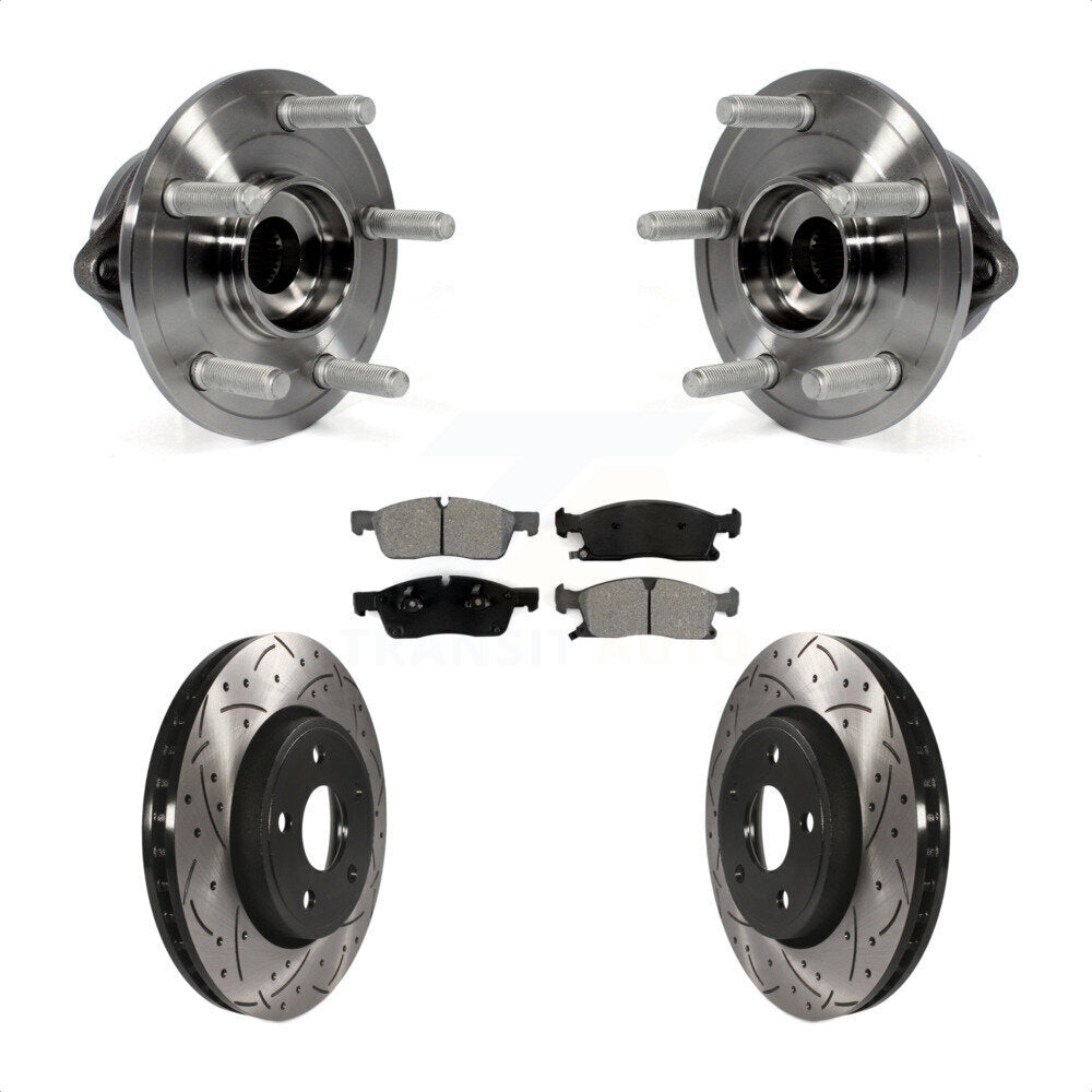 Transit Auto KBB-103140 Wheel Bearing and Hub Assembly for 2011-2023 Dodge Durango, Jeep Grand Cherokee - Front product image