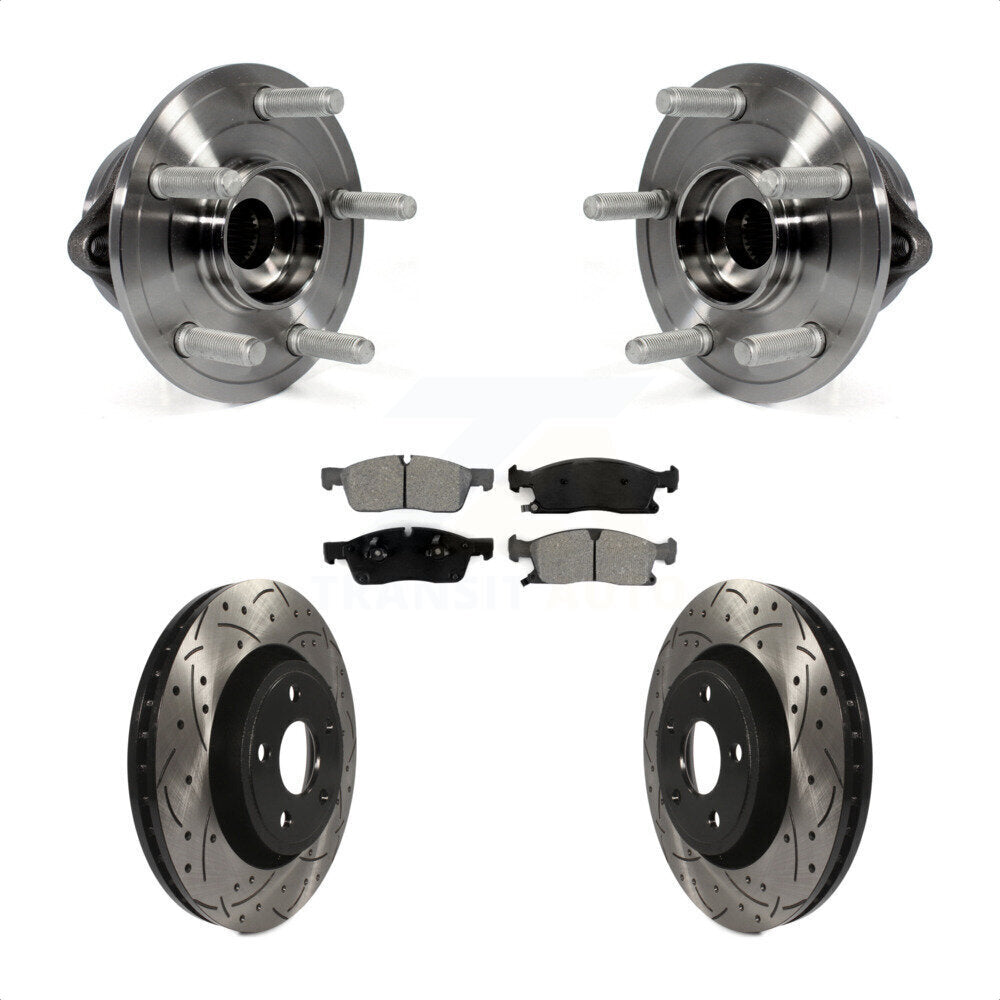 Transit Auto KBB-103141 Wheel Bearing and Hub Assembly for 2011-2024 Jeep Grand Cherokee WK, Dodge Durango, Jeep Grand Cherokee - Front product image