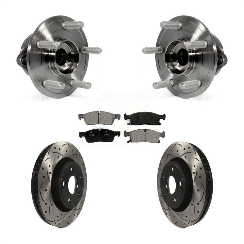 Transit Auto KBB-103141 Wheel Bearing and Hub Assembly for 2011-2024 Jeep Grand Cherokee WK, Dodge Durango, Jeep Grand Cherokee - Front product image