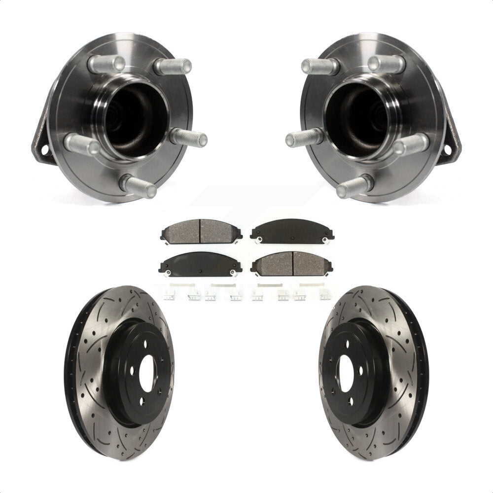 Transit Auto KBB-103143 Wheel Bearing and Hub Assembly for 2012-2023 Dodge Charger, Chrysler 300, Dodge Challenger - Front product image