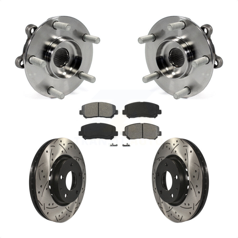 Transit Auto KBB-103162 Wheel Bearing and Hub Assembly for 2016-2023 Mazda CX-5 - Front product image