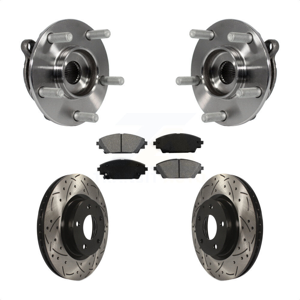 Transit Auto KBB-103168 Wheel Bearing and Hub Assembly for 2014-2021 Mazda CX-3, Mazda 3, Mazda 3 Sport - Front product image
