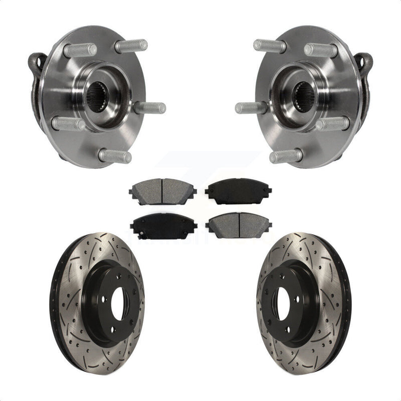 Transit Auto KBB-103168 Wheel Bearing and Hub Assembly for 2014-2021 Mazda CX-3, Mazda 3, Mazda 3 Sport - Front product image